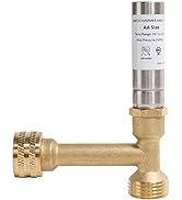 Produktbild von 3/4 Zoll Wasserhammer-Arrestor Aus Messing – Kompakt, Für Waschmaschine, 250 PSI, 82 °C, In Goldfarben