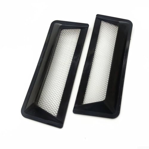 2 cubiertas de entrada de aire para capó de ventilación para la parte delantera del coche para soportar un mejor flujo de aire a través del compartimento del motor y mejorar el rendimiento de