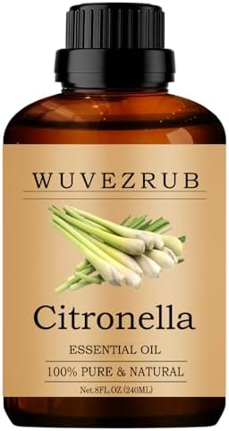 Citronella Essential Oils, 240ML Pure and Natural Essential Oil for Aromatherapy Diffuser - Citronella /8 Fl Oz