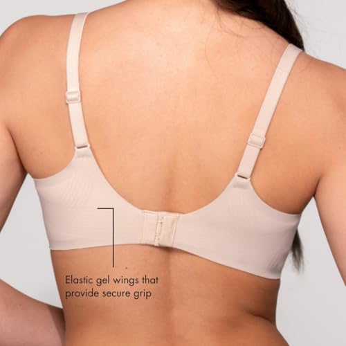 Image of Floatley to The T-Shirt Wireless Push Up Lift Bra for Women, Soft Silky Everyday Comfort Bra with Removable Pads