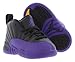 Jordan Baby Boy's 12 Retro (Infant/Toddler) Black/Field Purple/Metallic Gold/Taxi 7 Toddler M