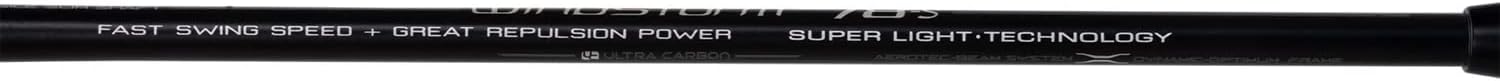 Li-Ning Windstorm 78s UnStrung Badminton Racquet, Black/Bronze/Silver