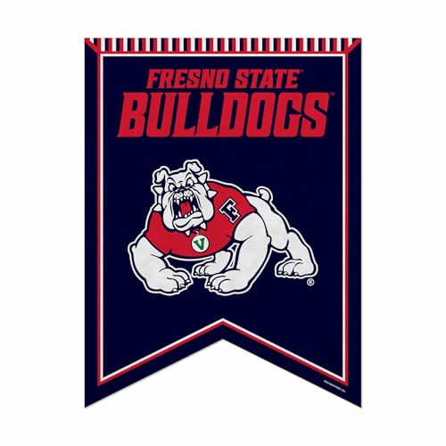Rico Industries NCAA Fresno State Bulldogs 18" X 24" Rafter Felt Pennant