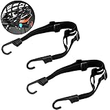 LATTCURE Fahrrad Spanngurt Elastische Gepäckgurt Spannseile mit Haken Verstellbarer Gepäckspanner Gepäckträger Fahrradgurt für Motorradhelm, Fahrradgepäck