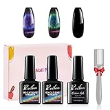 💅Hochwertige Magnetic Uv Gel Polish: Hergestellt aus Naturharz, gesunden Inhaltsstoffen, geruchsarm, ungiftig. Beständig gegen Absplittern und Risse, nicht reizender Geruch, gute Haltbarkeit und helle Farbe.
