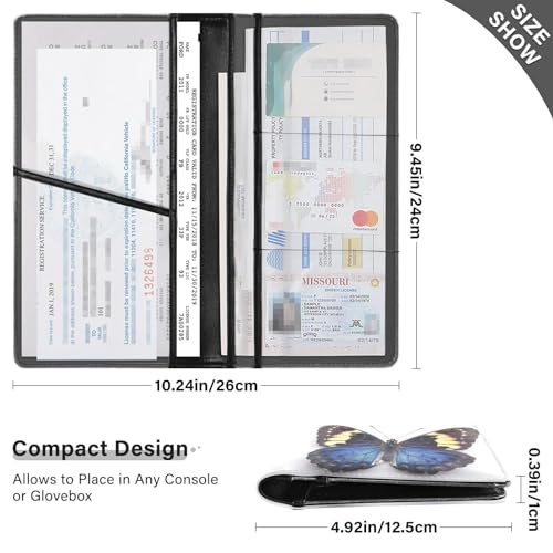 Organizador de auto piel premium miniatura 3