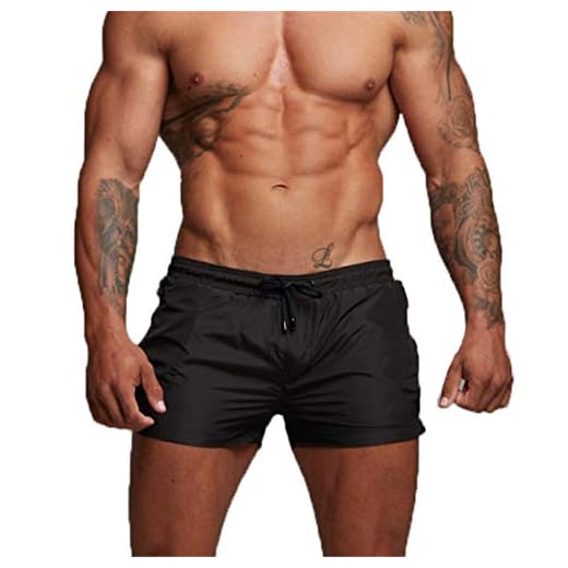 AUPUMI Badeshorts für Herren, Badehosen für Herren Herren Badehose Kurze Schwimmhose Boxer Badepants Wassersport Kurze Hose(Schnelltrocknend) (EU S/Tag M, Weiß) 3 Badeshorts für Herren, Badehosen für Herren Herren Badehose Kurze Schwimmhose Boxer Badepants Wassersport Kurze Hose(Schnelltrocknend) (EU L/Tag XL, Schwarz)