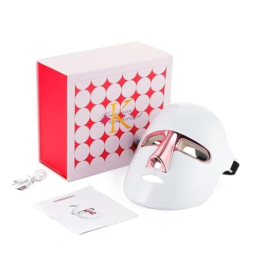 Máscara de terapia de luz LED de 7 colores, terapia de luz facial SPA cuidado de la piel máscara de tratamiento facial y cuello, dispositivo de belleza ligero para rejuvenecimiento | Ya disponible en tu tienda friki favorita! En mundofriki.es!