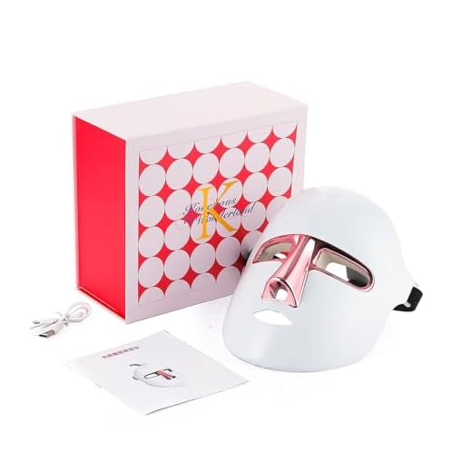 Masque de beauté sans fil, masque lumineux 7 couleurs avec 270 perles, masque lumineux rechargeable pour la beauté du visage
