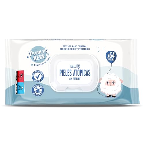 DIA PLANETA BEBÉ toallitas para bebés con piel atópica bolsa 64 unidades