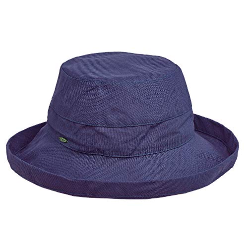 Sombrero de algodón para mujer con ala mediana miniatura 1