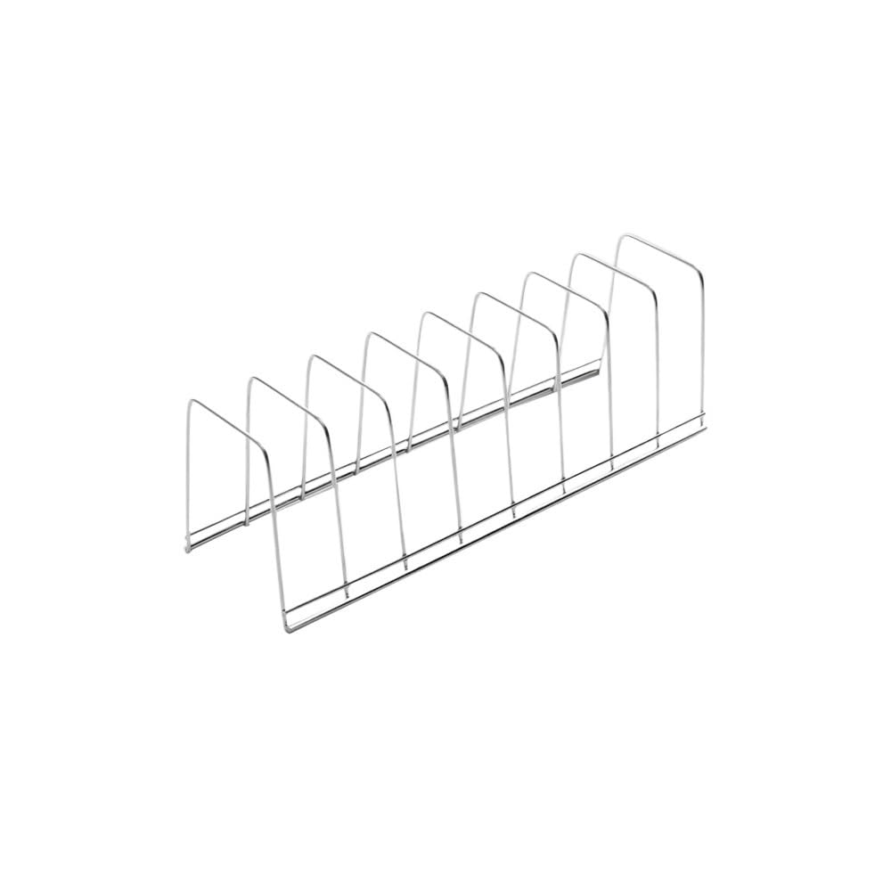 Jobaojiang Stainless Steel Dish Draining Rack Multipurpose Silver Plates Storage Rack Space Saving Bowls Plates Drainer Holder Kitchen(Dish rack 1pc)