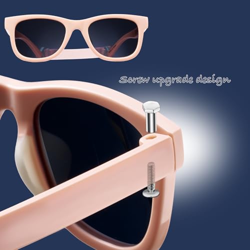 Image of COCOSAND Flexible Polarized Baby Sunglasses with Strap