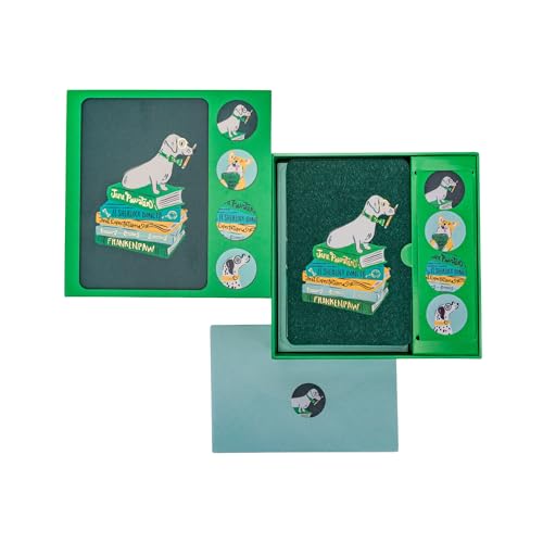 Image of Studio Oh! Smart Pups Blank Note Cards with Envelopes & Stickers, Assorted Stationery Set (12 Cards, 13 Envelopes), 3.5 inch x 5.25 inch, Cute Dog Thank You & Birthday Cards, 250 GSM Paper, Decorative Box