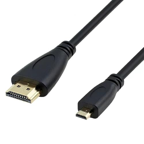 HDMI to Micro HDMI Cable,Type-D Male to HDMI 2.0 Male Cable Compatible with Canon EOS M50 M5 M6 M100, Sony Camcorder HXR-NX80 FDR-AX700 HDR-CX405 FDR-AX100, Nikon B500 (1m)