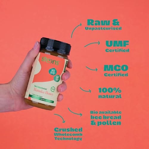 Steens Manuka Honey - MGO 515+ - Pure & Raw 100% Certified UMF 15+ Manuka Honey - Bottled and Sealed in New Zealand - 500g - 4