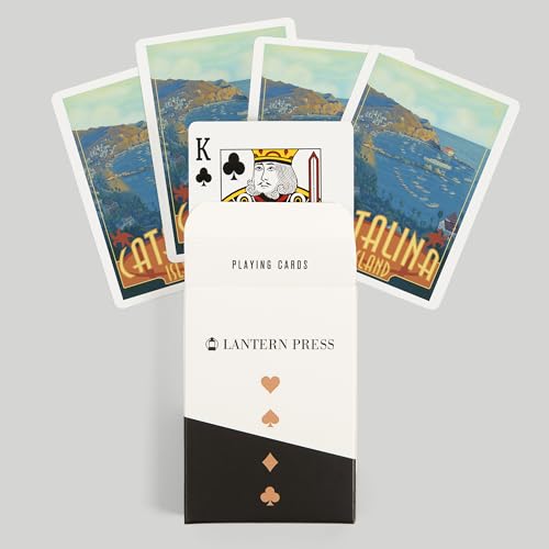 Lantern Press Naipes Poker Catalina Island 52 Cartas miniatura 6