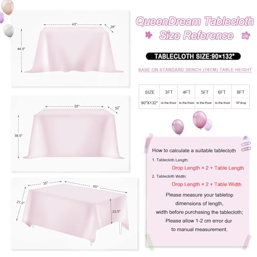Nappe anniversaire blanc irisé 228x335 cm décoration table