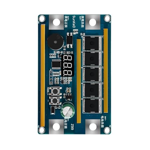 Poste à souder par points réglable 99 vitesses 12 V Courant 1500 A Affichage numérique réglable Carte de commande pour assemblage de batterie 18650 en aluminium