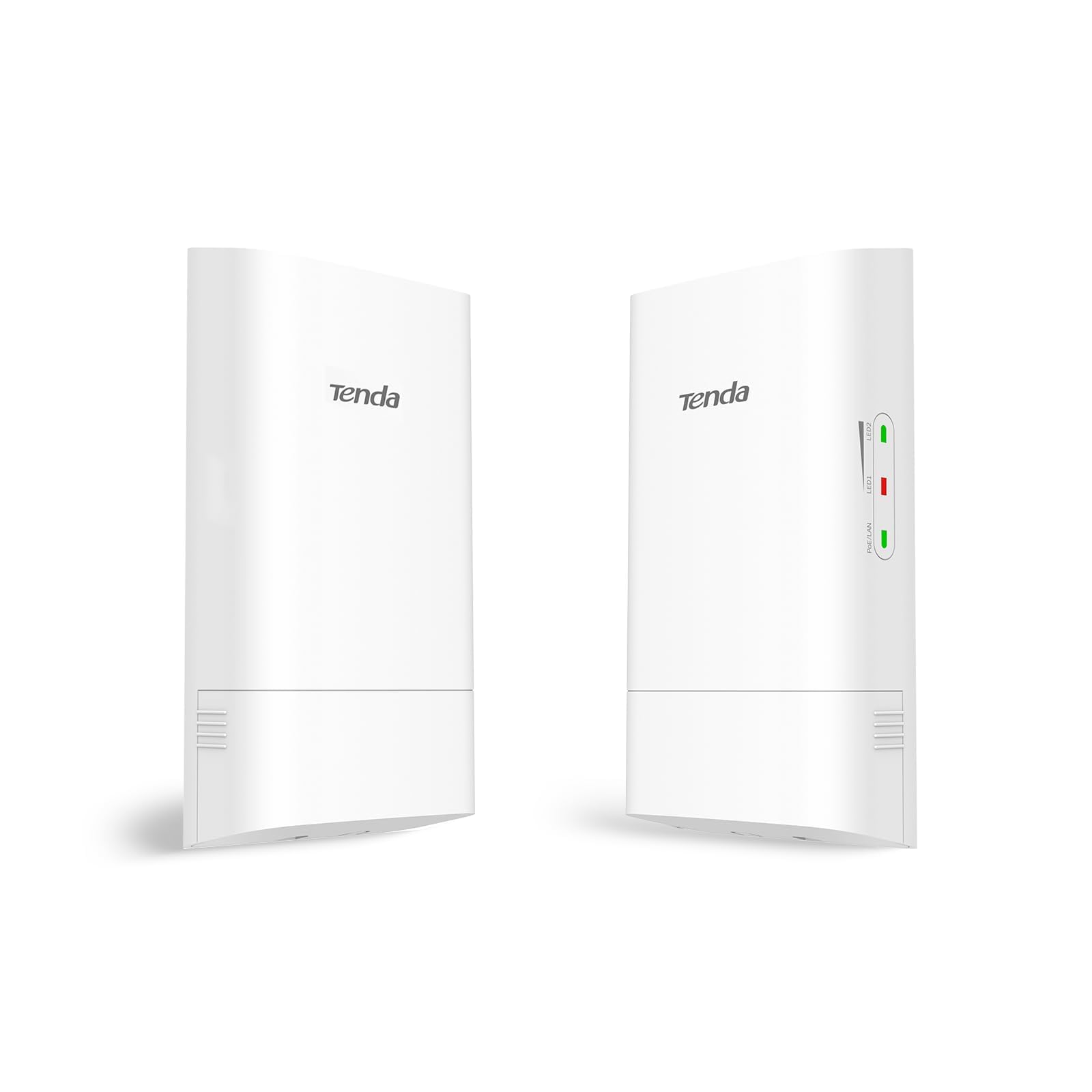 Tenda O1-5G,867Mbps Point to Point Wireless Bridge Outdoor,CPE Pre-Configured, 5.8GHz Wireless Bridges, 1KM Long Range, IP65 Waterproof Enclosure, Plug & Play Ready(2 Kit)