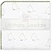 SwaddleDesigns Ultimate Swaddle Blanket, Made in USA, Premium Cotton Flannel, Kiwi Mama and Baby Chickies