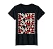 Love Lacrosse Lover Outfit Women Girls Kids Cute Lacrosse T-Shirt