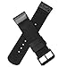 Produktbild YOOSIDE Nylon Armband für Garmin Fenix 6X / Fenix 5X, 26mm QuickFit Nylongewebe Schnelltrocknend Uhrenarmband für Garmin Fenix 6X Pro/Sapphire/Solar,Fenix 5X/5X Plus,Tactix Delta,Fenix 3 (Schwarz)