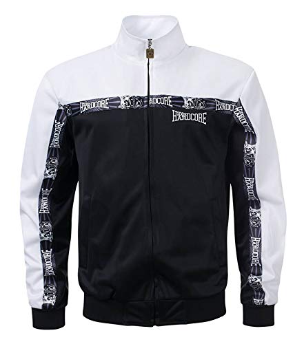100% Hardcore - Chaqueta - para hombre negro y blanco M
