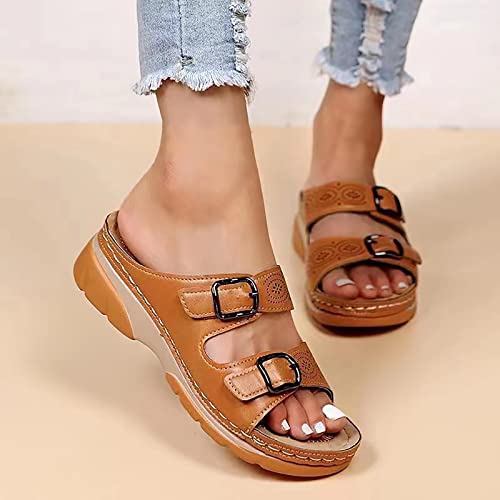 Sandals Girls Open Toe Wedge Hiking Summer Shoes Dance Evening Leisure Flat Party Separator Beach2