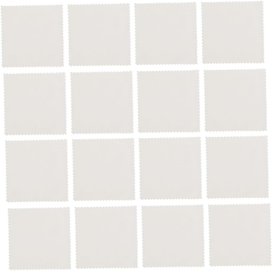 FOMIYES 100pcs Suede Eyeglass Cleaner Cloths Polishing Wipes for Eyewear Jewelry and Screens Gray Tarnish Portable and Practical Cleaning