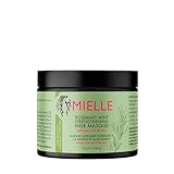 Mielle Rosemary Mint Strengthening Hair Mask for Damaged Hair - Deep Conditioning Treatment Enriched with Biotin, Honey & Coconut Oil - Helps Encourage Longer, Healthier Strands, 340 ml (Pack of 1)