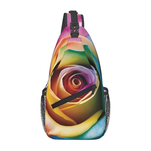 Bolso cruzado de hombro para hombre y mujer, negro miniatura 1