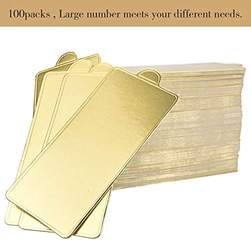 GOLRISEN Mini Cake Board,100 Packs Mouss Cake Drum Cardboard,Gold Food Grad Dessert Displays Tray,Cake Base Paper Plates Dessert Board Base,Cake Pastry Decorative for Wedding,Birthday,Christmas,Party