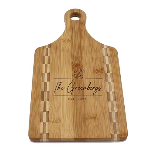 Tabla de cortar rectangular personalizada de bambú miniatura 6