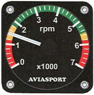 AVIASPORT ROTAX 912 TACHOMETER - 2 1/4 IN.