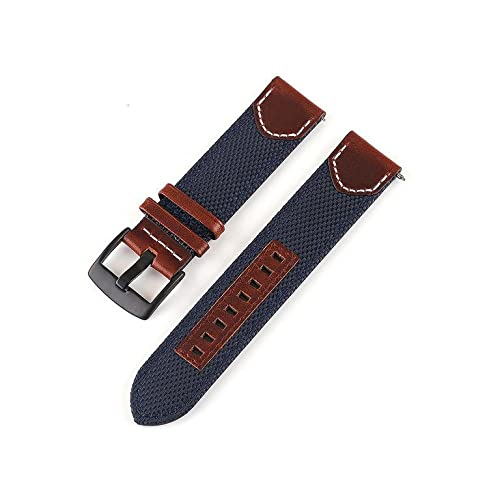 [RJRSYMOXQ] vXgbv U[ iC vohA20mm 22mm 24mm Xgbv NCbNXvOs t@ubN XgohAfB[X Y vANZT[ voh p(Blue,22mm)