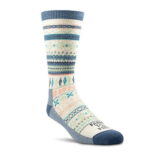 FARM TO FEET Fair Isle Hamilton Crew Socks