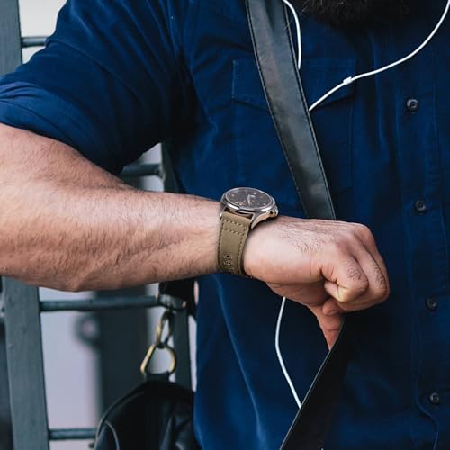 Bracelet de montre en canvas à libération rapide avec boucle en acier brossé