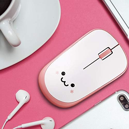 Elecom 2.4G Wireless Silent Click, Portable Mobile Smiley-Face Mouse for Right/Left Handed Use, IR LED, 1200 DPI 2.5 Years Long Battery Life, Recommended Silent Click (M-IR07DRSPN)