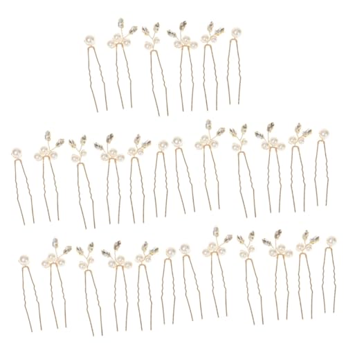 Pince à cheveux perles mariage FRCOLOR : fixez votre chignon sans douleur pour la mariée