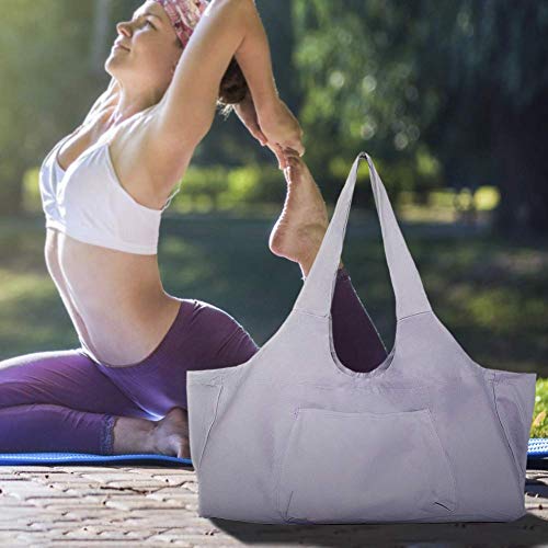 Liizee Large Yoga Mat Bag Multi-Purpose Gym Bag Yoga Mat Tote Sling Carrier With Side Pocket Fits Most Size Mats #TOP4