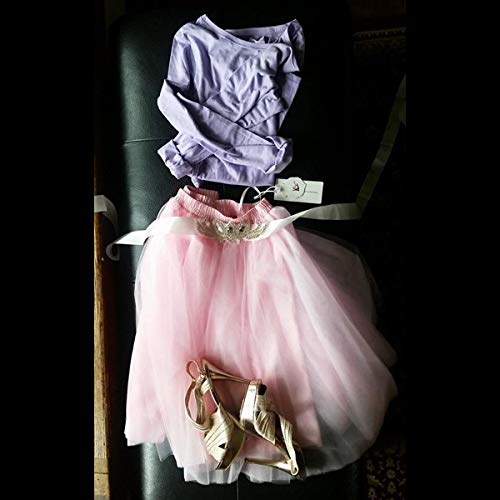 Wedding Planning Women's A Line Short Knee Length Tutu Tulle Prom Party Skirt XX-Large Pink
