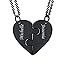 Heart Set of 2-Ion Black-Customized
