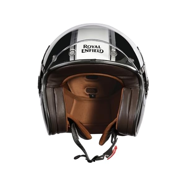 Royal Enfield Spirit of SM ID ABS GL Green ISI and DOT Certified Riding Helmet (XL) 60 Cm - High Impact Grade Thermoplastic & High Density EPS Liner for Superior Impact Protection and Durability