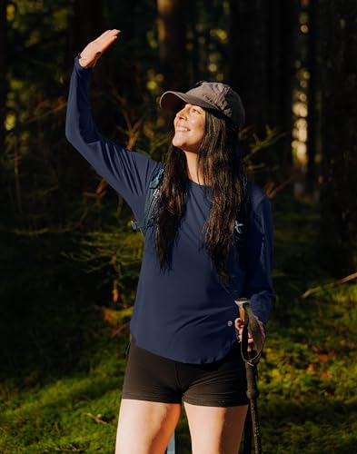 Image of Women's Sun Shirts UPF 50+ Long Sleeve UV Protection Shirt Lightweight Quick Dry Workout Hiking Tops for Women