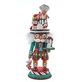 Hollywood Nutcrackers Gingerbread Baker Hat Nutcracker, 15-Inch, Multicolored (HA0604)