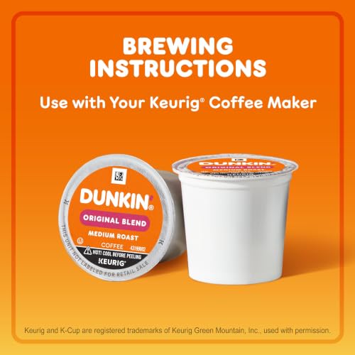 Image of Dunkin' Original Blend Medium Roast Coffee, Keurig K-Cup Pods, 44 Count Box