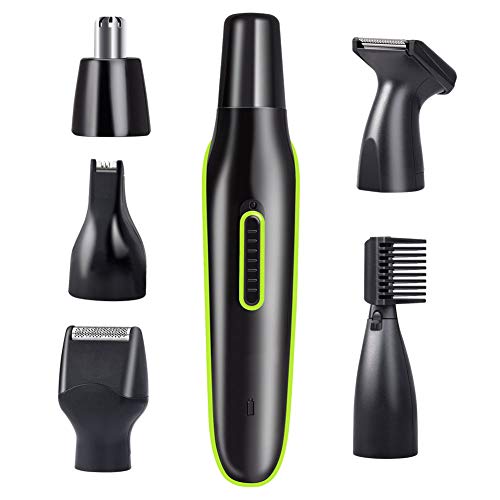 Trimmer,Wasserdichter Wasserdichter Wiederaufladbarer 5-In-1-USB-Haarschneider Für Elektrorasierer/Brauenschneide/Bartschneider Herren