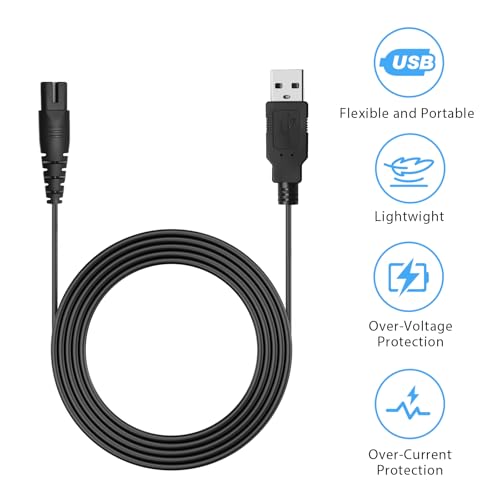 Image of Charger for ORACURA OC200 OC150 OC100 OC010 OC001, OCE01 Smart Water Flossers Charging Cable USB Fast Charging