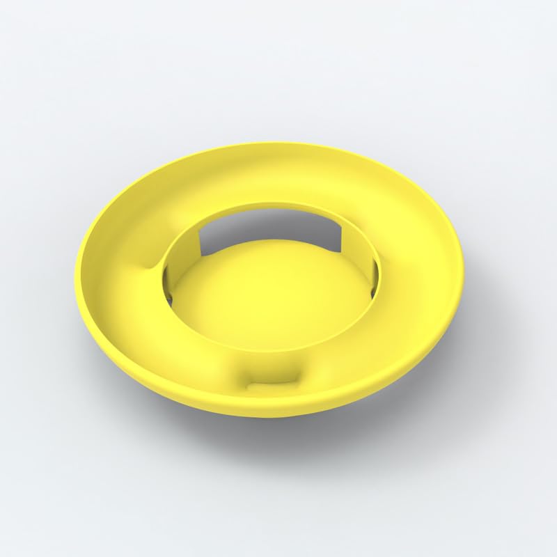 Desktop Silicone Stand for Harman Kardon AURA STUDIO 4/3 Generation Audio Dock Speaker Desk Display Stand Holder Mount Base (Yellow)